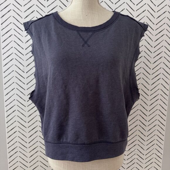 Free People FP Movement Kick It Sleeveless Sweatshirt Active Sports Size Small - Picture 1 of 10